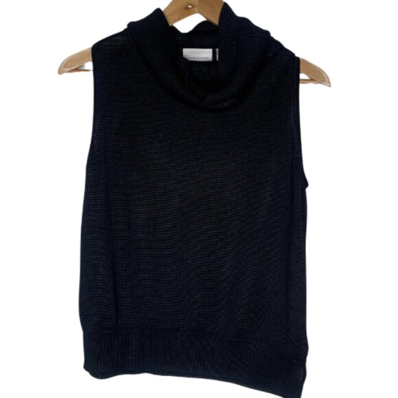 Liz Claiborne Silk Cowl Neck Sleeveless Pullover Sweater XL - Picture 3 of 9